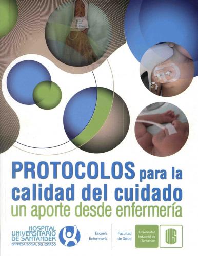 Cubierta para Protocolos para la calidad del cuidado. Un aporte desde la enfermería