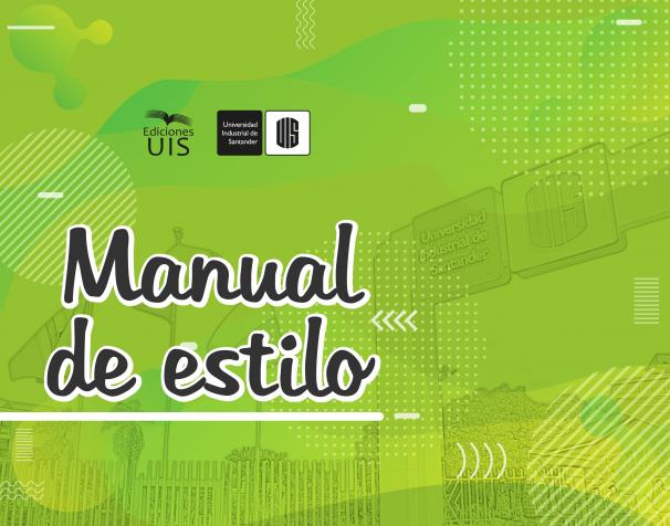 Cubierta para Manual de estilo