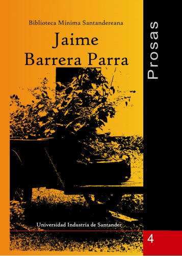 Cubierta para Prosas: Jaime Barrera Parra