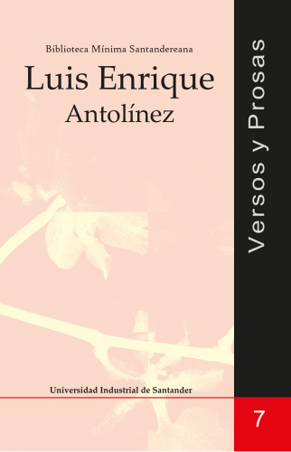 Cubierta para Versos y prosas: Luis Enrique Antolínez