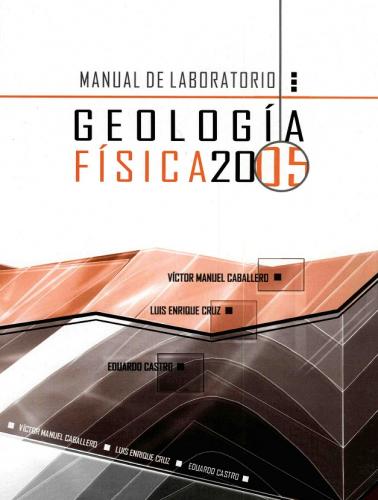 Cubierta para Manual de laboratorio de Geología Física 2005