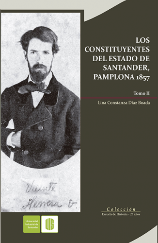 Cubierta para Los constituyentes del estado de Santander, Pamplona 1857, Tomo II